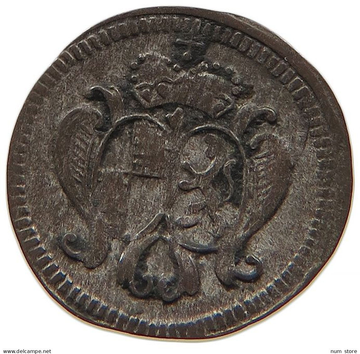 GERMAN STATES 1 PFENNIG 1749 BRANDENBURG BAYREUTH Friedrich 1735-1763 #t032 0539 - Monedas Pequeñas & Otras Subdivisiones