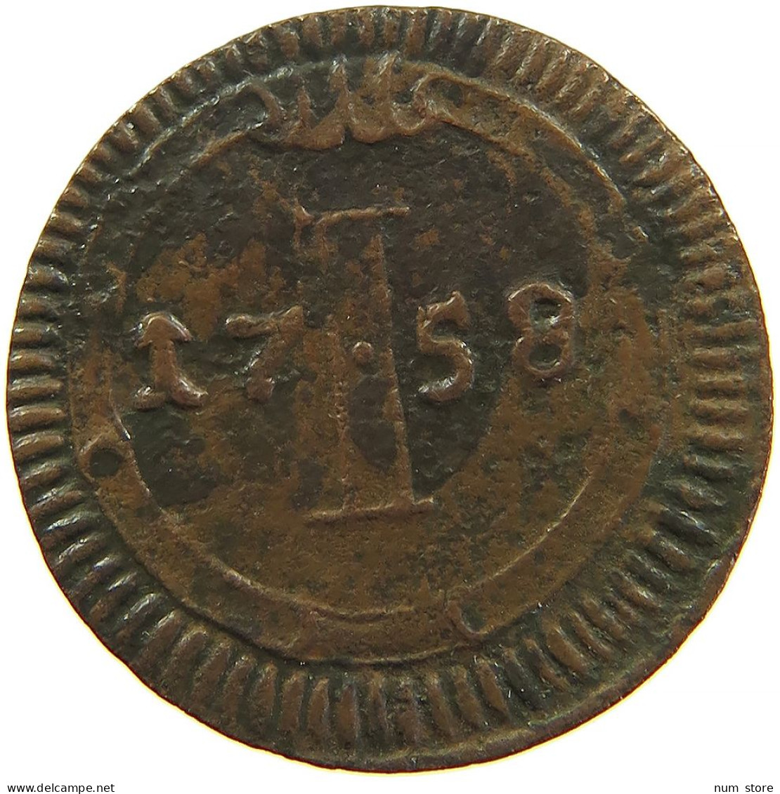 GERMAN STATES 1 PFENNIG 1758 MÜNSTER STADT #t033 0005 - Monedas Pequeñas & Otras Subdivisiones