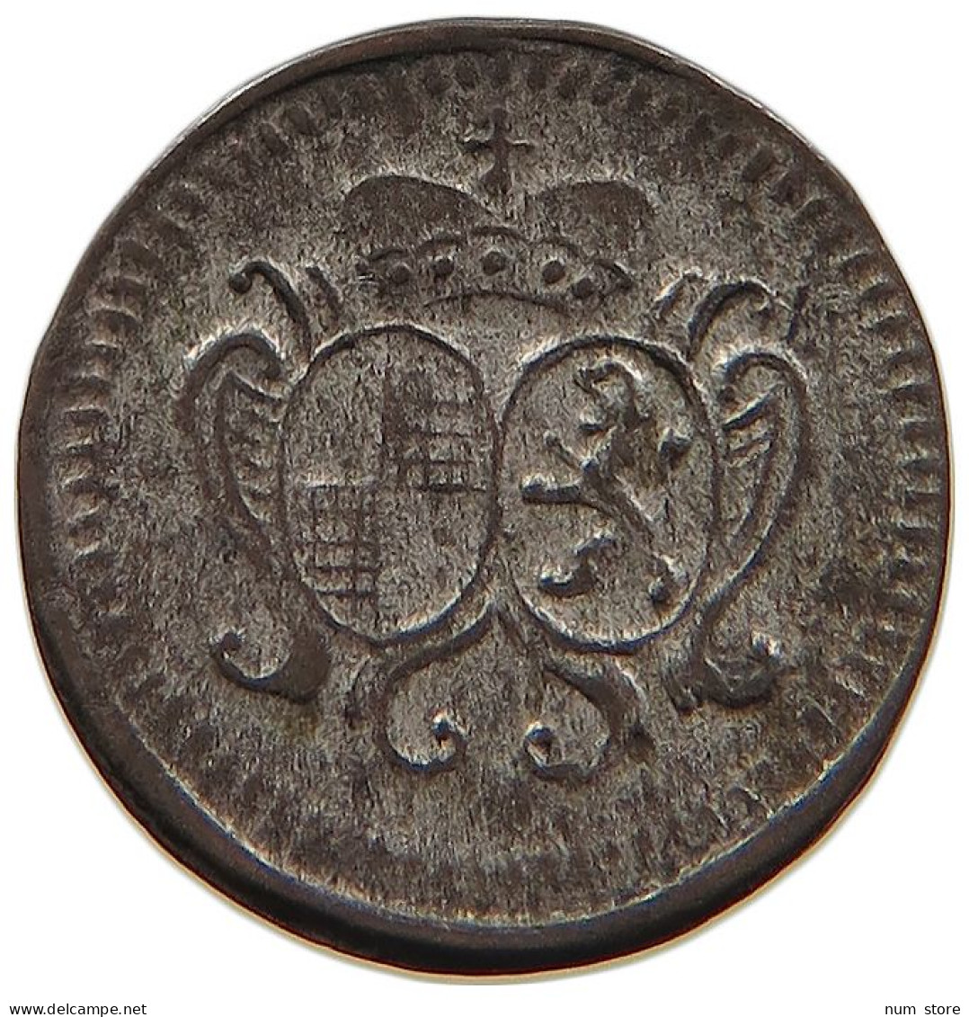 GERMAN STATES 1 PFENNIG 1750 BRANDENBURG BAYREUTH Friedrich 1735-1763 #t032 0533 - Monedas Pequeñas & Otras Subdivisiones