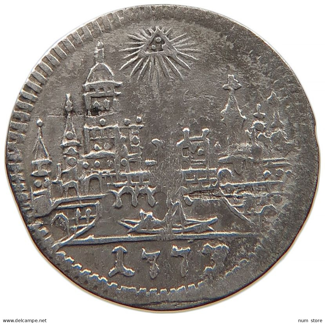 GERMAN STATES 1 KREUZER 1773 FRANKFURT #t032 1101 - Monedas Pequeñas & Otras Subdivisiones