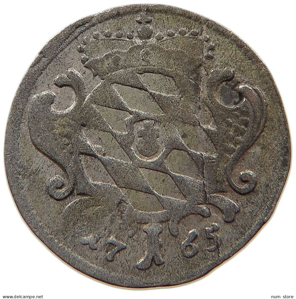 GERMAN STATES 1 KREUZER 1765 BAYERN Maximilian III. Joseph (1745-1777) #t032 1109 - Monedas Pequeñas & Otras Subdivisiones