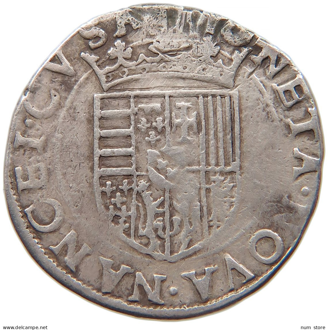 FRANCE TESTON N.D. Charles III. 1545-1608 LORRAINE #t033 0281 - Lorraine
