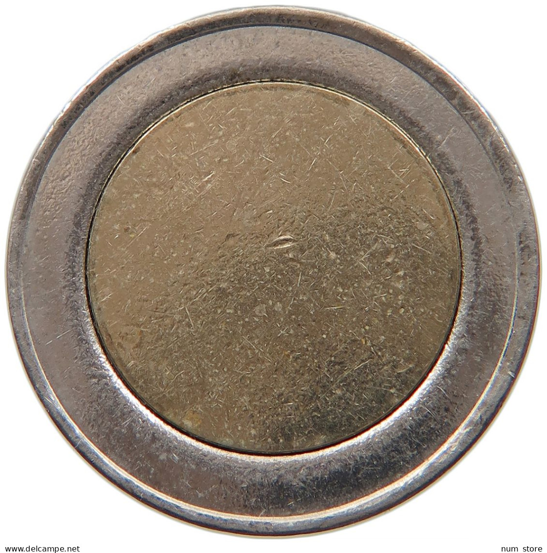 EURO 2 Euro ND Mint Error Unstruck Planchet #t032 0465 - Varietà E Curiosità