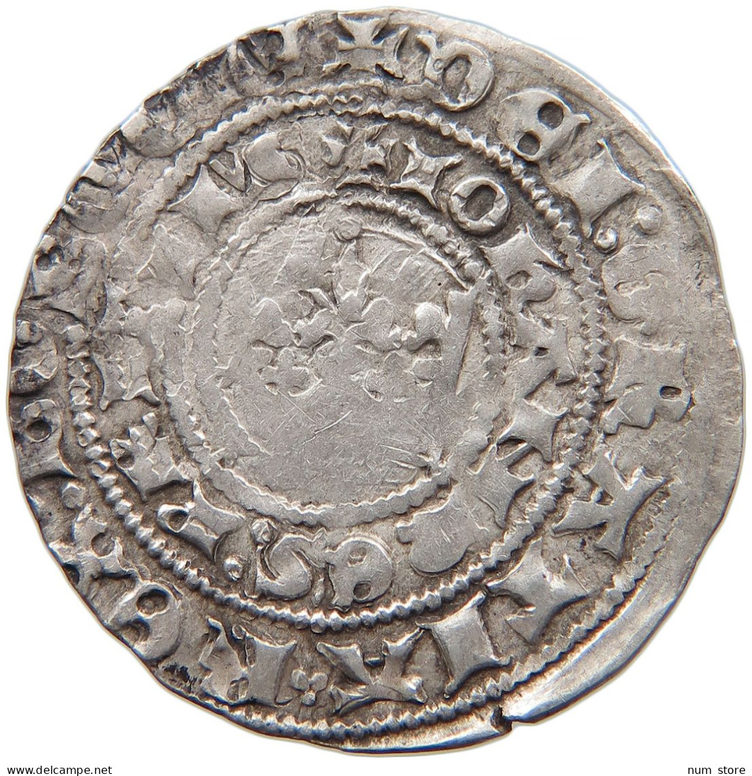 BOHEMIA PRAGER GROSCHEN KUTTENBERG Johann Von Luxemburg 1310-1346 DOPPELSCHLAG #t032 0381 - Czechoslovakia