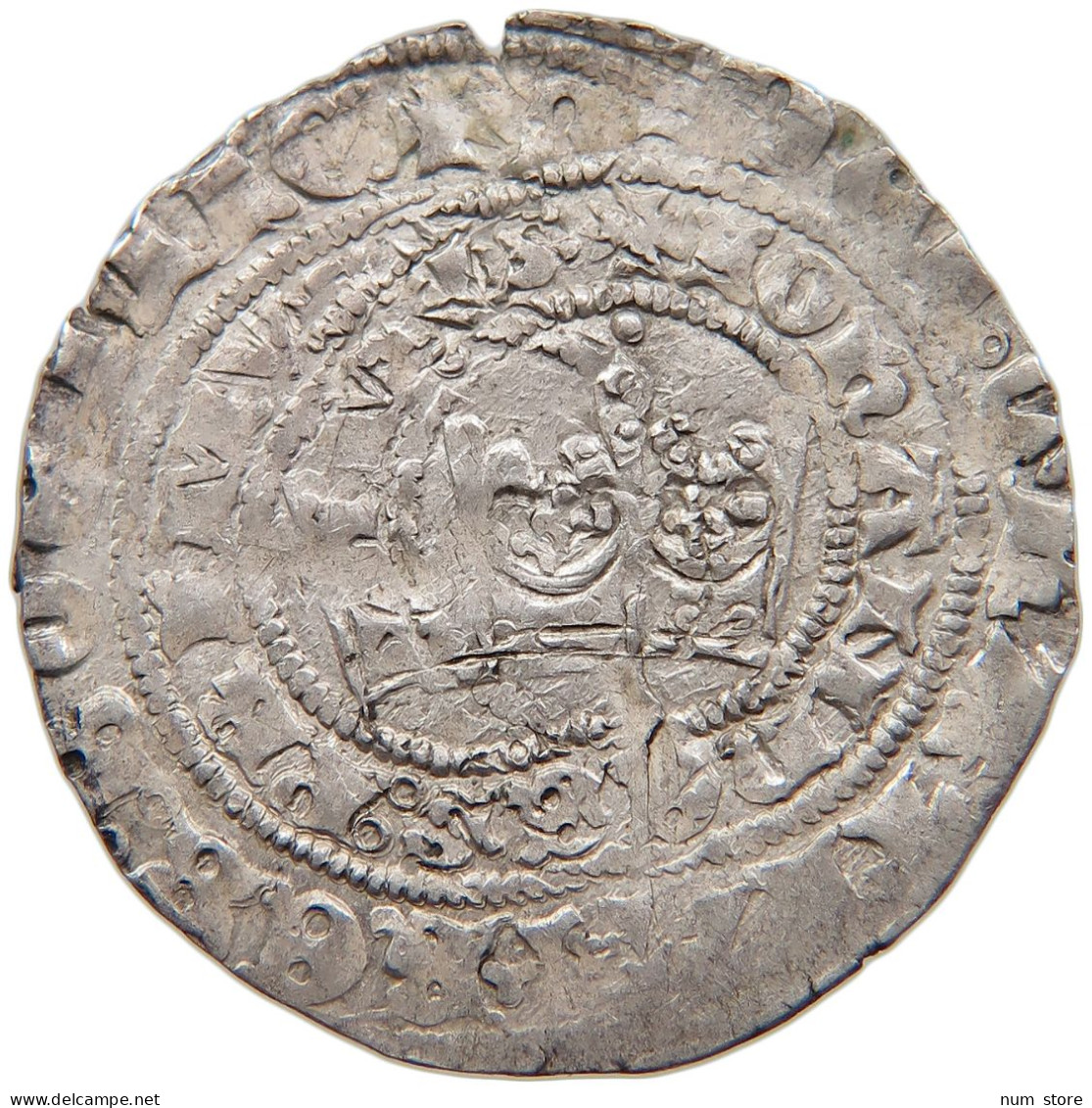 BOHEMIA PRAGER GROSCHEN KUTTENBERG Johann Von Luxemburg 1310-1346 DOPPELSCHLAG #t032 0379 - Tsjechoslowakije