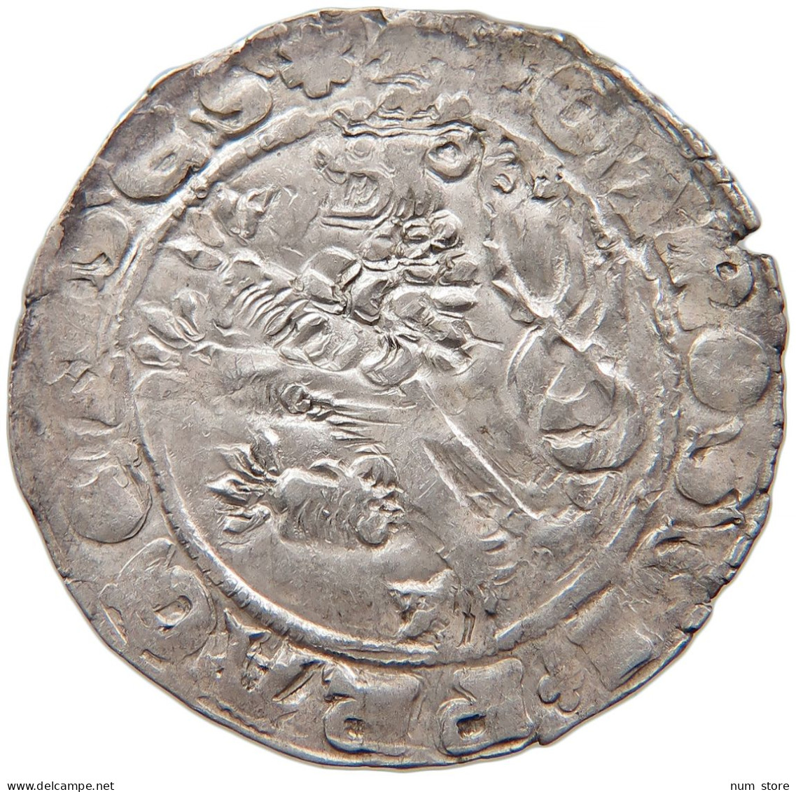 BOHEMIA PRAGER GROSCHEN KUTTENBERG Johann Von Luxemburg 1310-1346 DOPPELSCHLAG #t032 0379 - Tchécoslovaquie