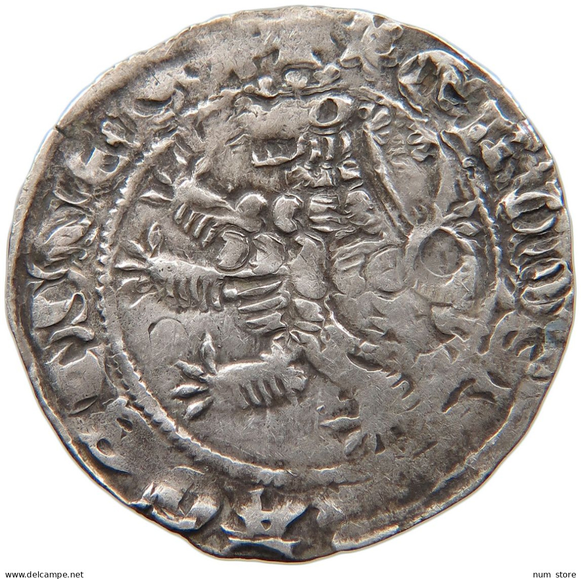 BOHEMIA PRAGER GROSCHEN KUTTENBERG Karl IV. 1346-1378 DOPPELSCHLAG #t032 0385 - Czechoslovakia