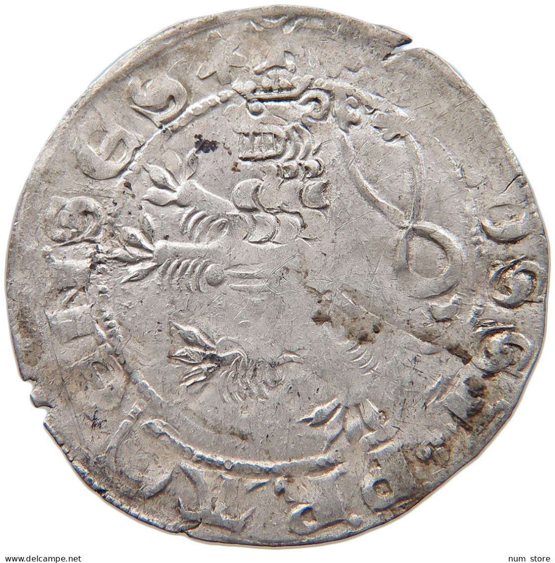 BOHEMIA PRAGER GROSCHEN KUTTENBERG Johann Von Luxemburg 1310-1346 #t032 0383 - Tsjechoslowakije