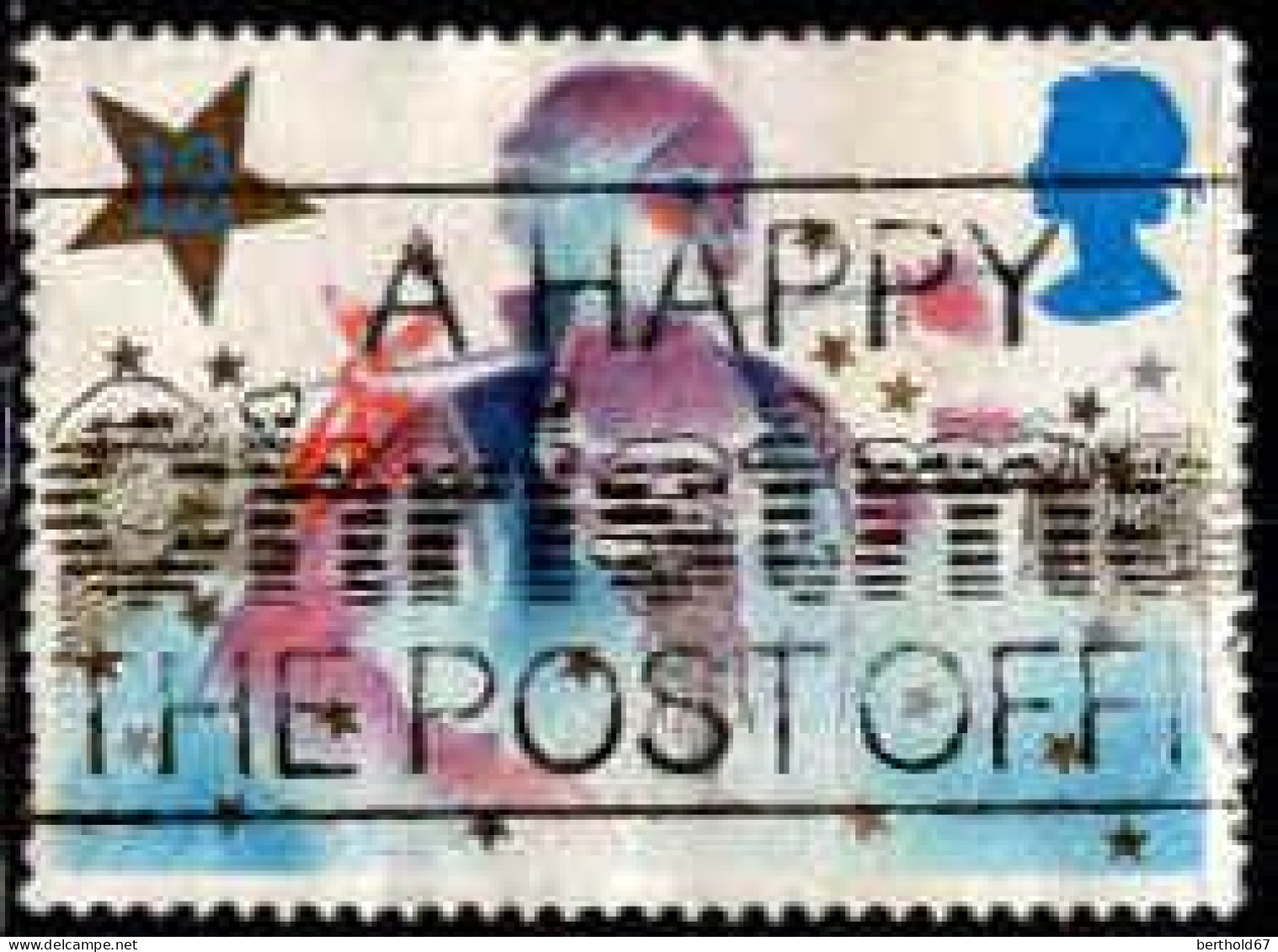 GB Poste Obl Yv:1202 Mi:1051I Noël (Belle Obl.mécanique) - Used Stamps