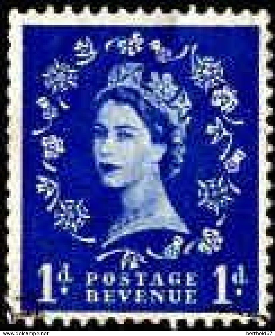 GB Poste Obl Yv: 263 Mi:258X Queen Elizabeth II (Obli. Ordinaire) - Gebraucht
