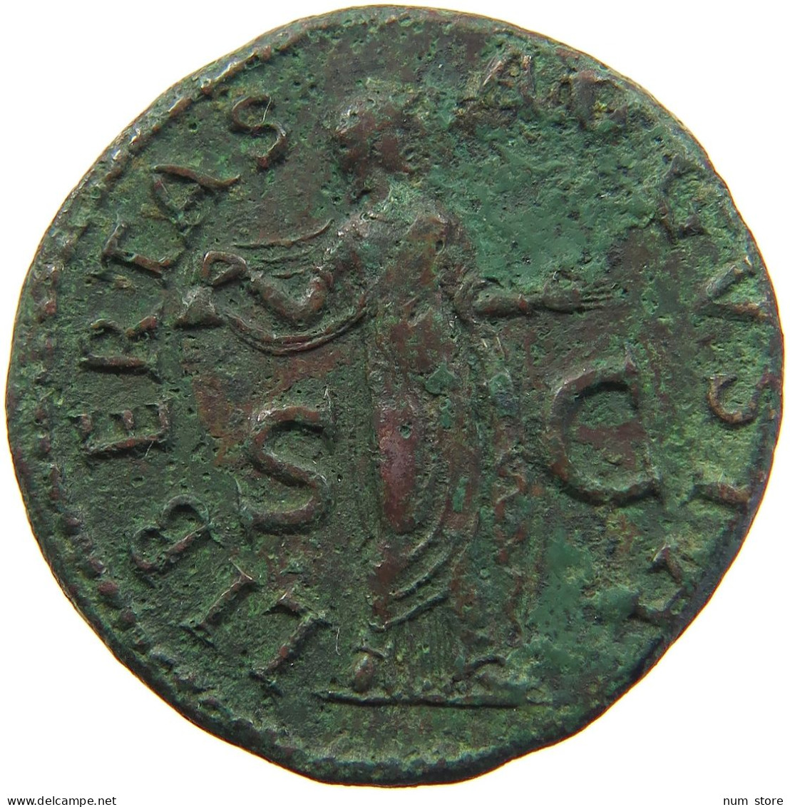 ROME EMPIRE AS CLAUDIUS 41-50 ROME LIBERTAS AVGVSTA #t033 0295 - Die Julio-Claudische Dynastie (-27 / 69)