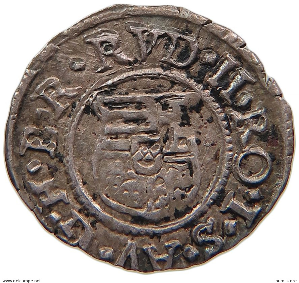 RDR HUNGARY DENAR 1587 KB Rudolf II. 1576-1612. #t032 0295 - Hongrie