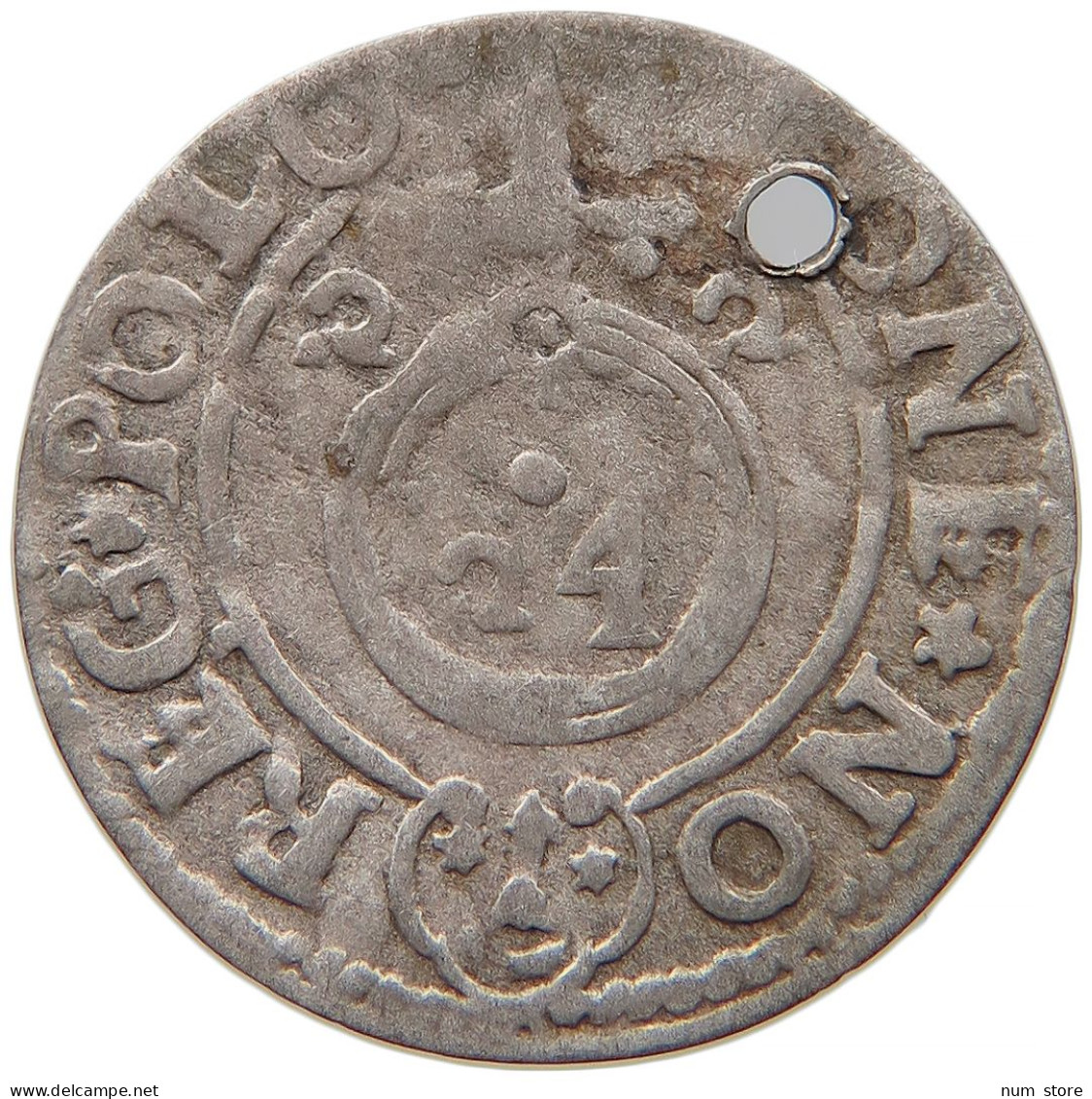 POLAND POLTORAK 1/24 TALER DREIPÖLKER 1622 Sigismund III. (1587-1632) #t033 0121 - Polen