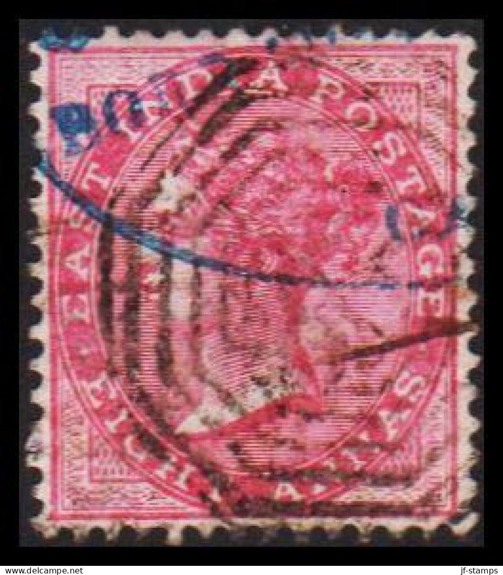 1866. INDIA. Victoria. EIGHT ANNAS.  - JF544369 - 1858-79 Kolonie Van De Kroon