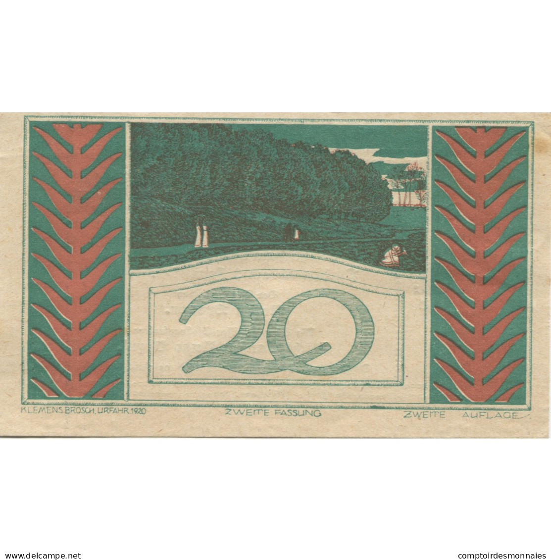 Billet, Autriche, Puchenau, 20 Heller, Parc 1920-12-31, SPL, Mehl:FS 788IIb - Austria