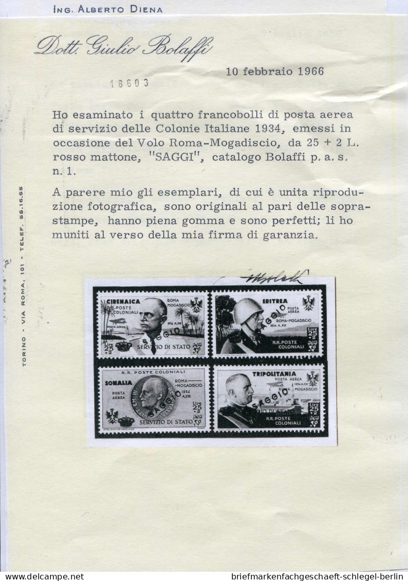 Italienisch Tripolitanien, 1934, D 1, Postfrisch - Autres & Non Classés