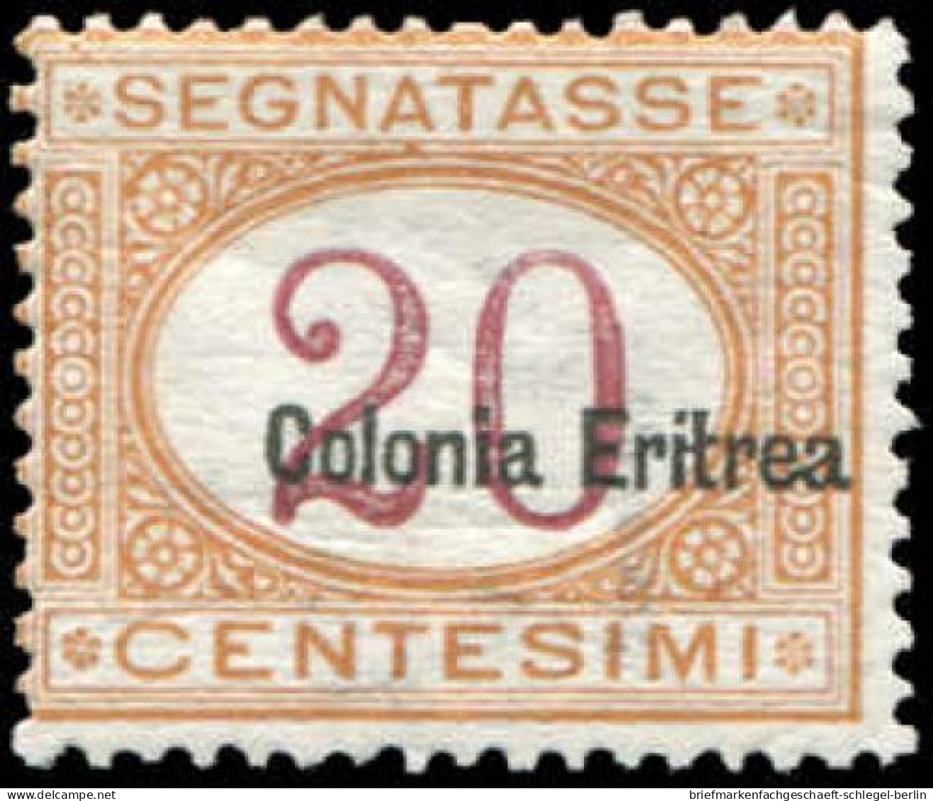 Italienisch Eritrea, 1920, P 3 II, Postfrisch - Autres & Non Classés