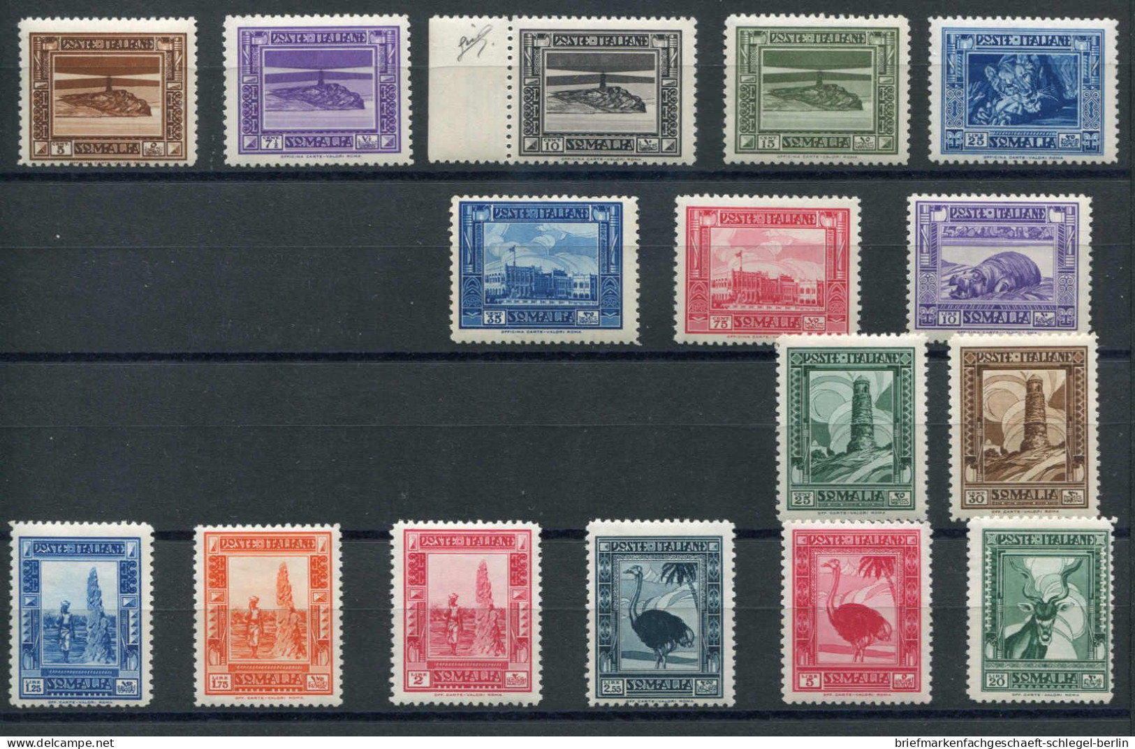 Italienisch Somaliland, 1932, 171-88 A, Postfrisch - Other & Unclassified