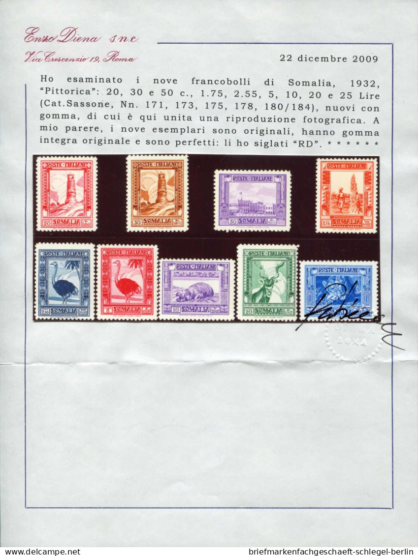 Italienisch Somaliland, 1932, 171-88 A, Postfrisch - Otros & Sin Clasificación