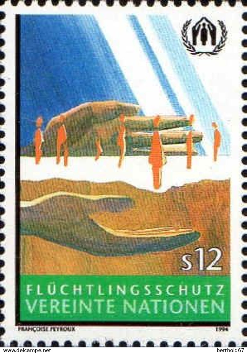 ONU (Vienne) Poste N** Yv:186 Mi 166  Flüchtlingsschutz - Unused Stamps