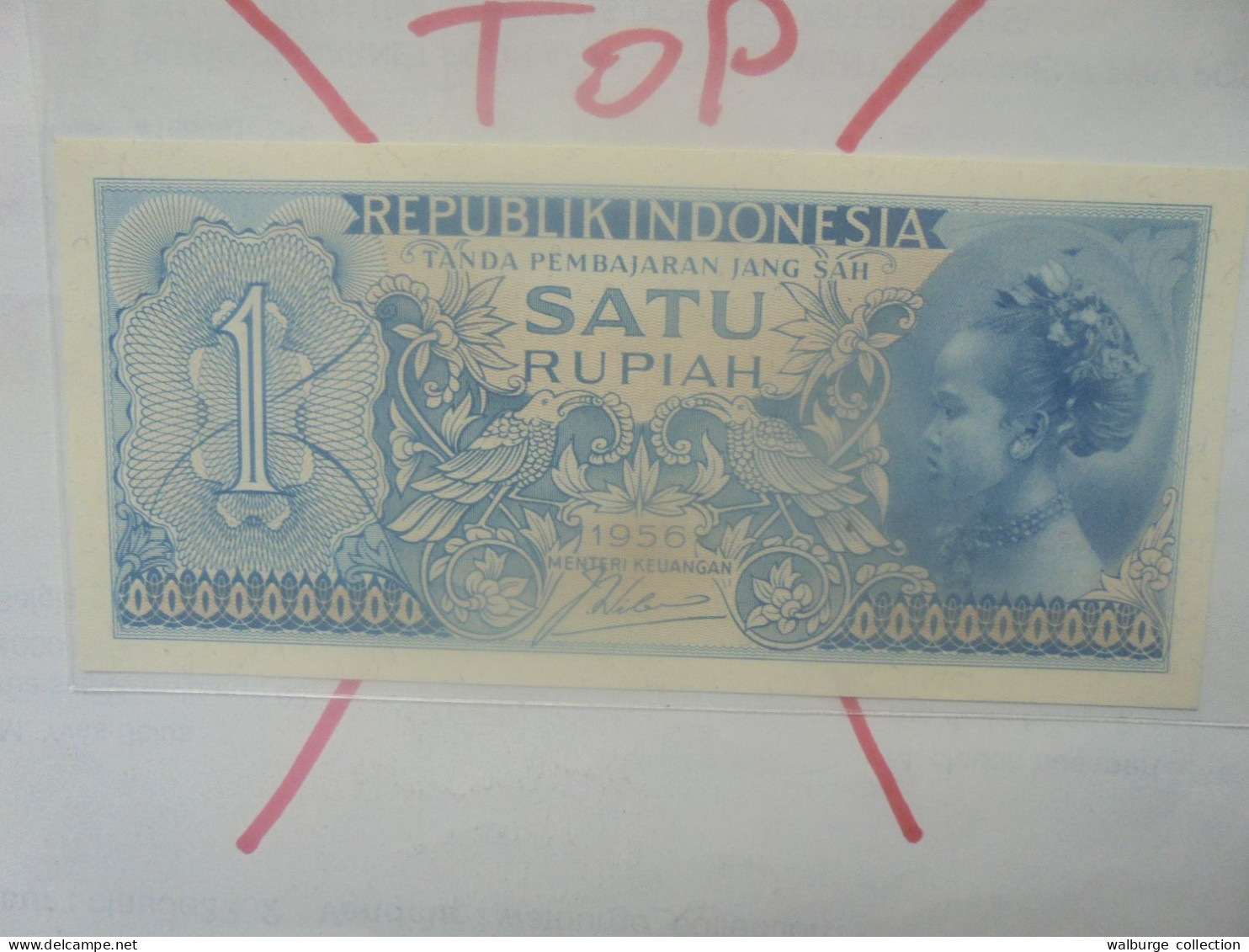 INDONESIE 1 Rupiah 1956 Neuf (B.33) - Indonesia