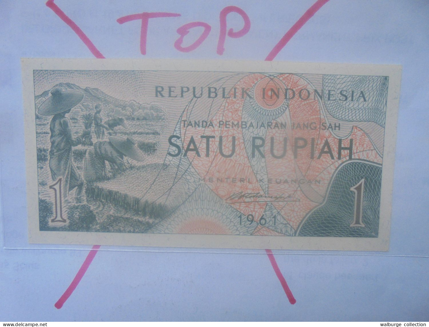 INDONESIE 1 Rupiah 1961 Neuf (B.33) - Indonesia