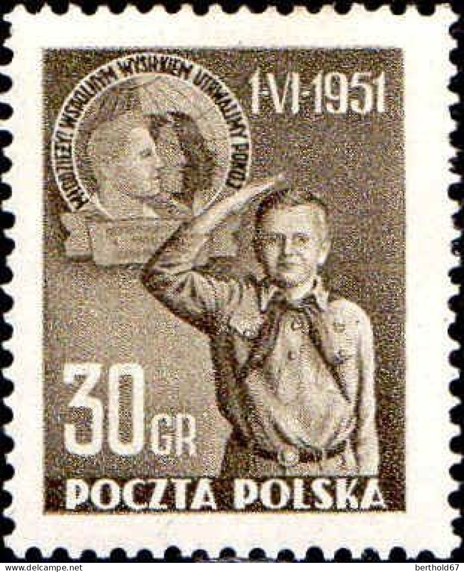 Pologne Poste N** Yv: 606/607 Journée Internationale De L'enfance - Unused Stamps