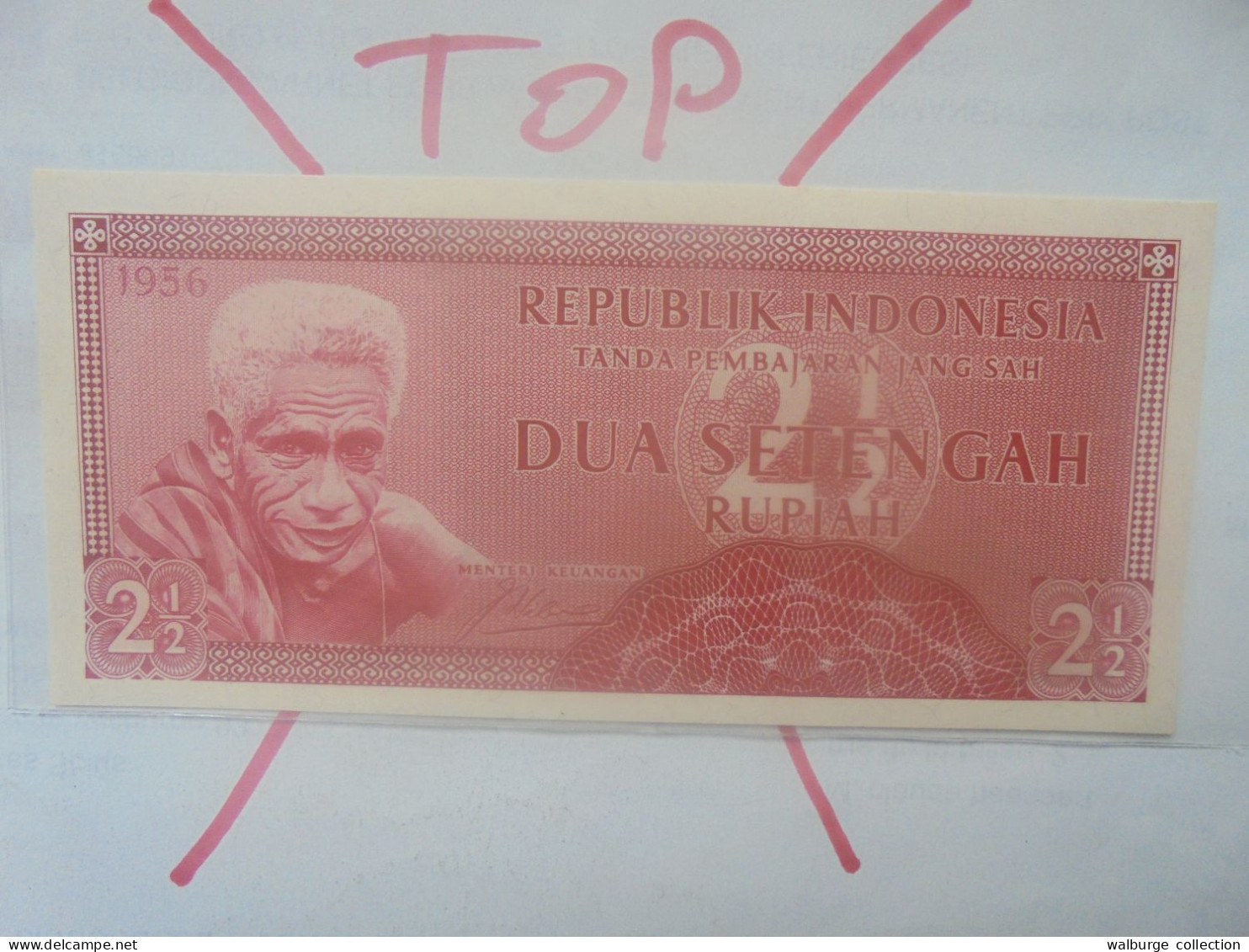 INDONESIE 2 1/2 Rupiah 1956 Neuf (B.33) - Indonésie