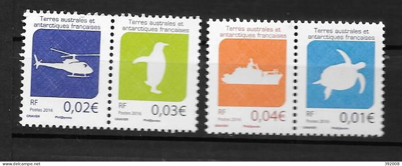 2016 - 784 à 787 - Série Courante  - Unused Stamps