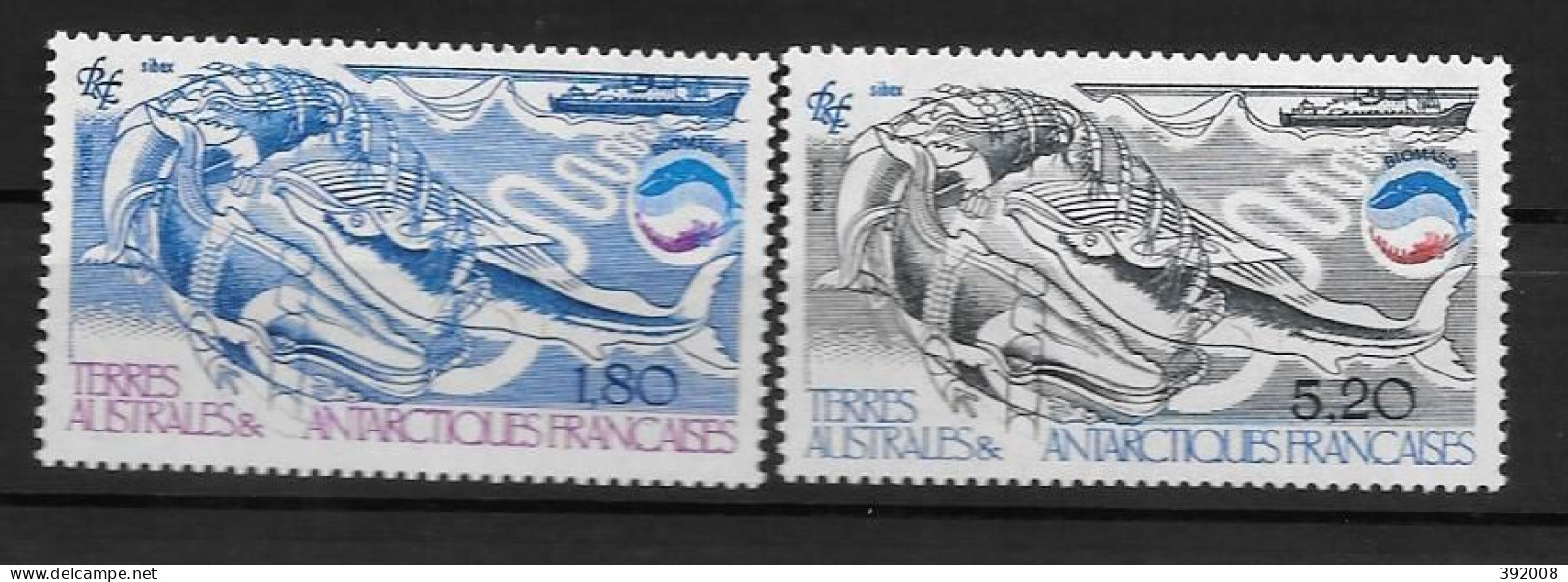 1985 - 113 à 114**MNH -Cétacé Et Krill - Neufs