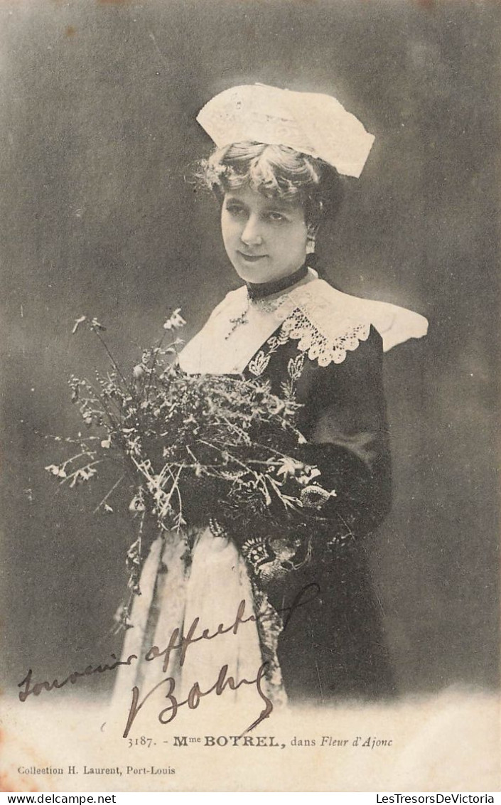 CELEBRITES - Mme Botrel Dans Fleur D'Ajonc - Carte Postale Ancienne - Donne Celebri