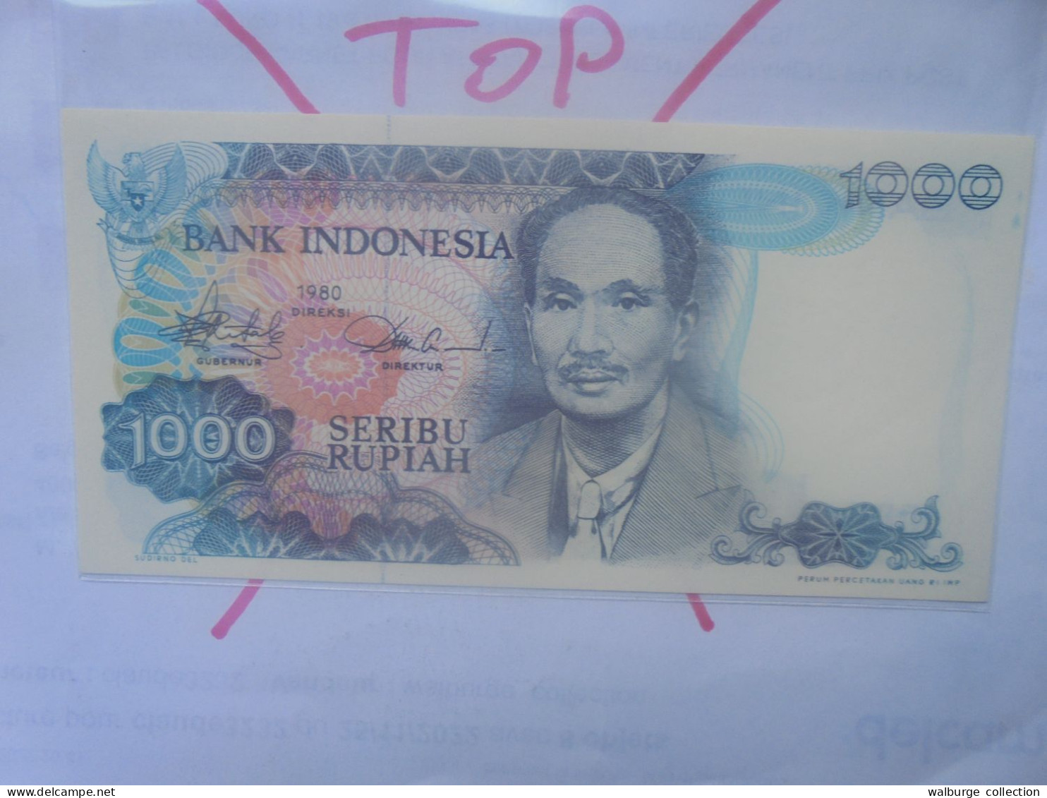 INDONESIE 1000 Rupiah 1980 Neuf (B.33) - Indonesia