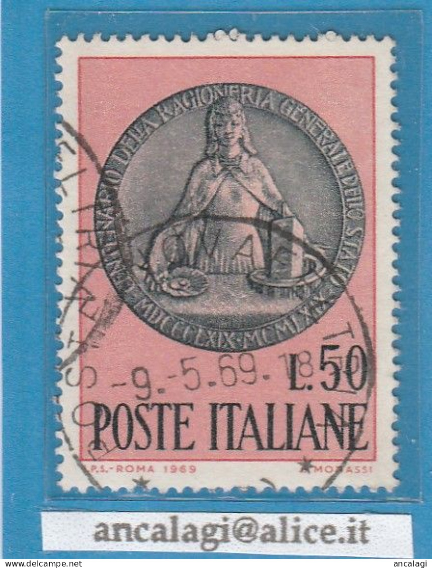USATI ITALIA 1969 - Ref.0247A "RAGIONIERIA GENERALE" 1 Val. - - 1961-70: Afgestempeld
