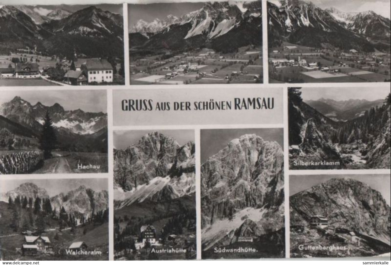 61511 - Österreich - Ramsau - U.a. Austriahütte - 1954 - Ramsau Am Dachstein
