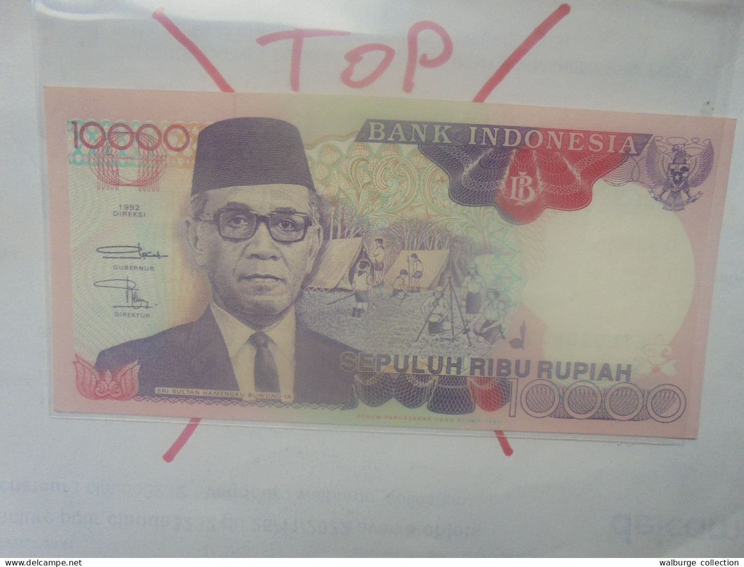 INDONESIE 10.000 Rupiah 1992/94 Neuf (B.33) - Indonesien