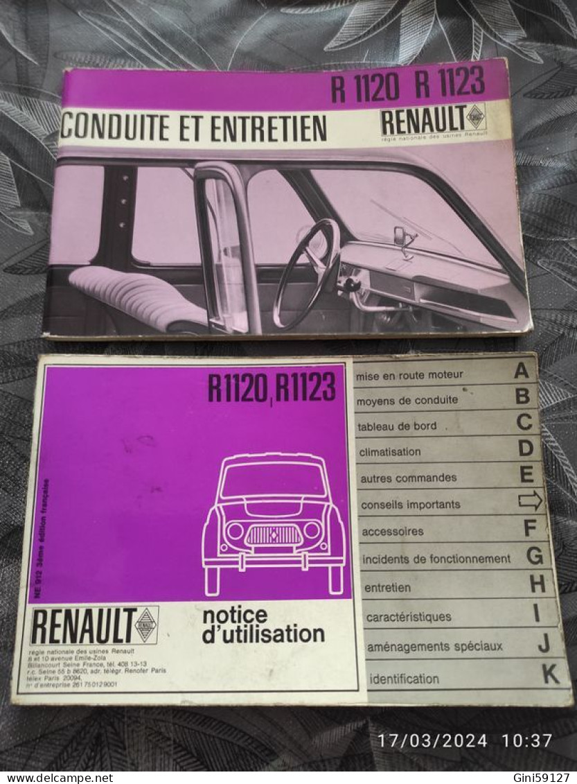 Notice D Entretien Renault 4 L - Voitures
