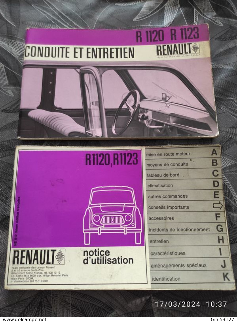 Notice D Entretien Renault 4 L - Automobili