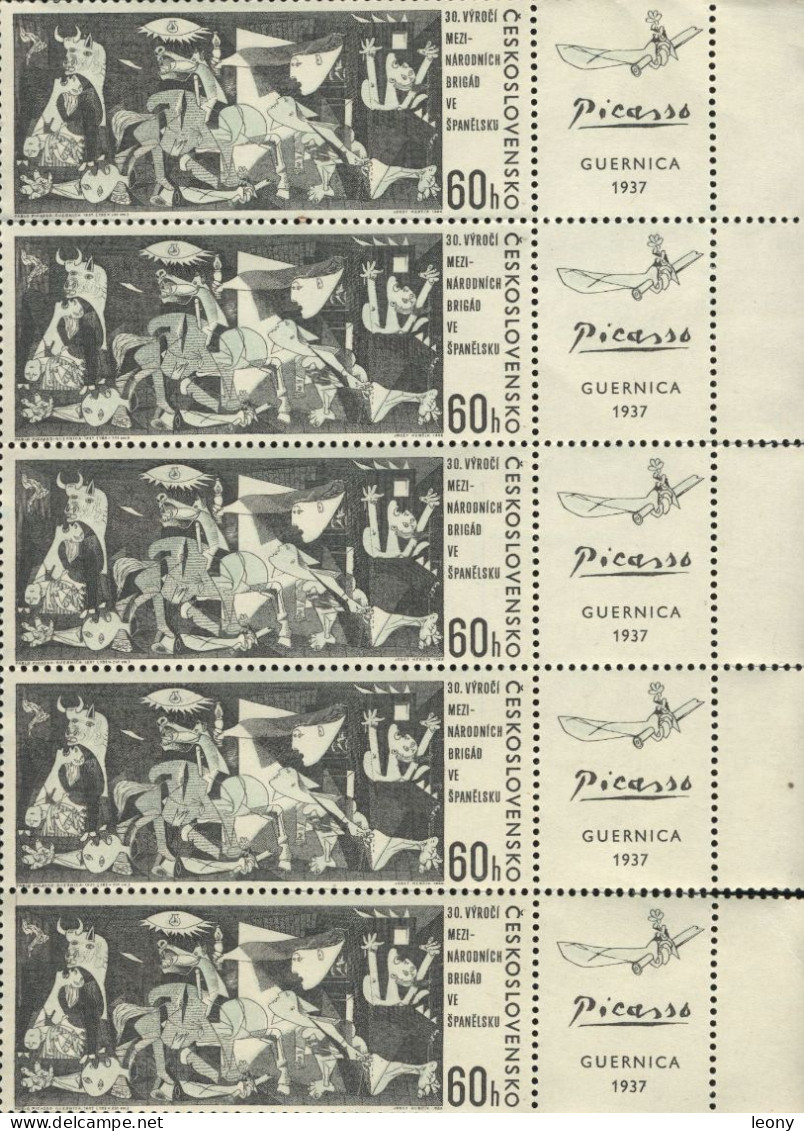 TIMBRES De  PICASSO  " GUERNICA 1937 "  - NEUFS** - Picasso