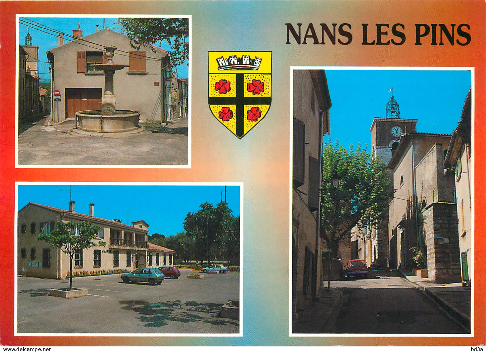 83 - NANS LES PINS MULTIVUES BLASON - Nans-les-Pins