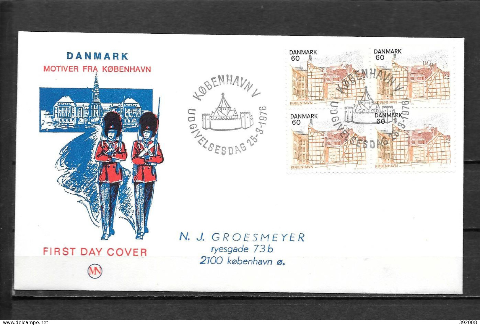 1976 - 619 - Copenhague - FDC