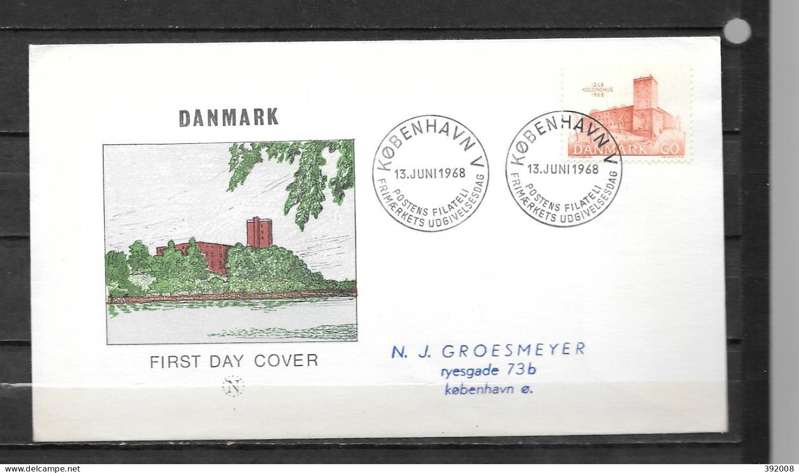 1967 - 479 - 700 Ans Château De Kolding - FDC