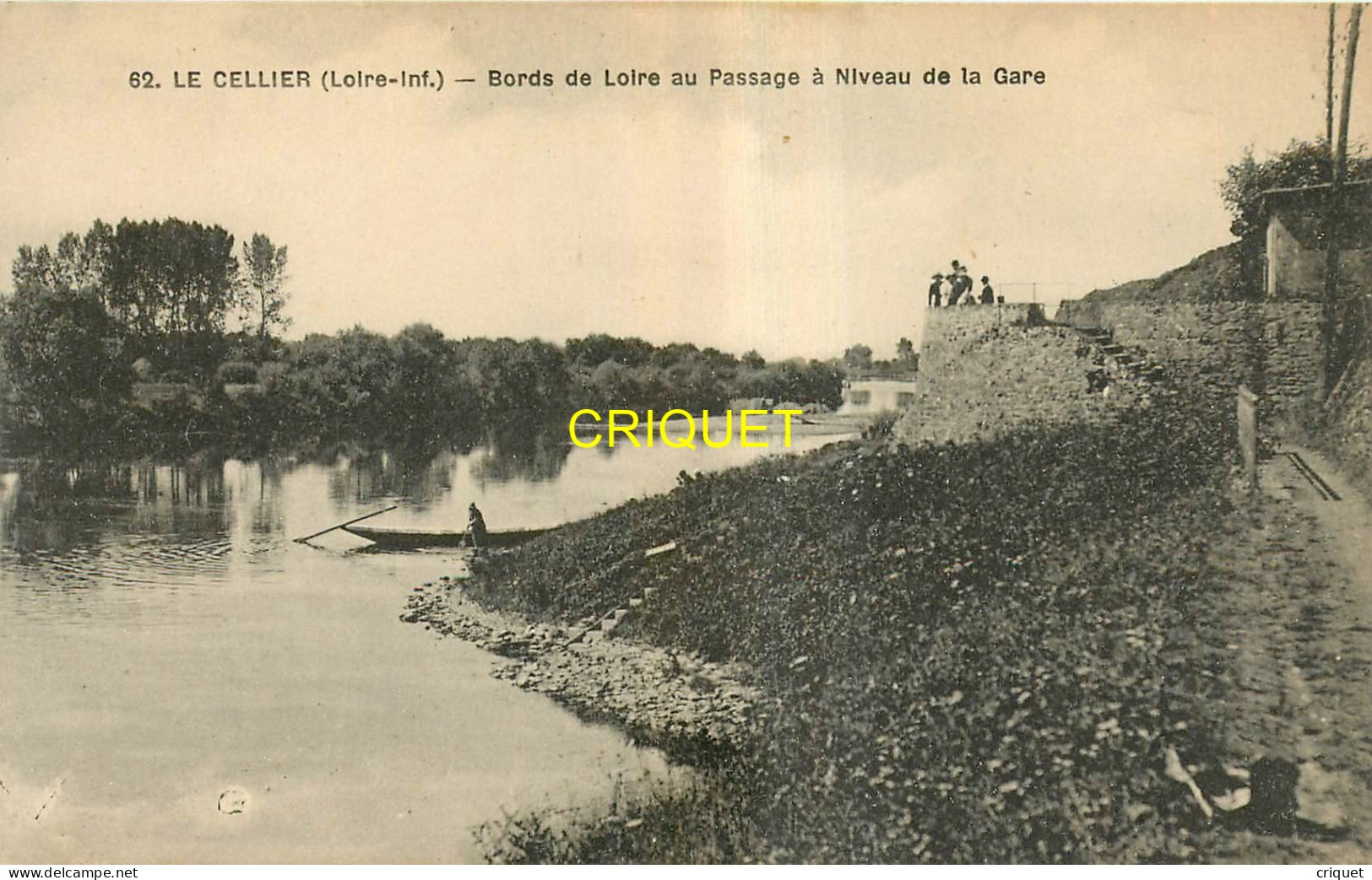 44 Le Cellier, Bords De Loire Au Passage à Niveau De La Gare - Le Cellier