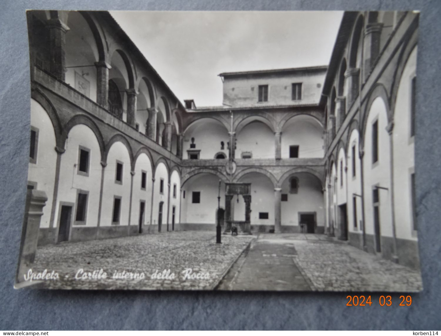 SPOLETO    CORTILE INTERNO DELLA ROCCA - Foligno