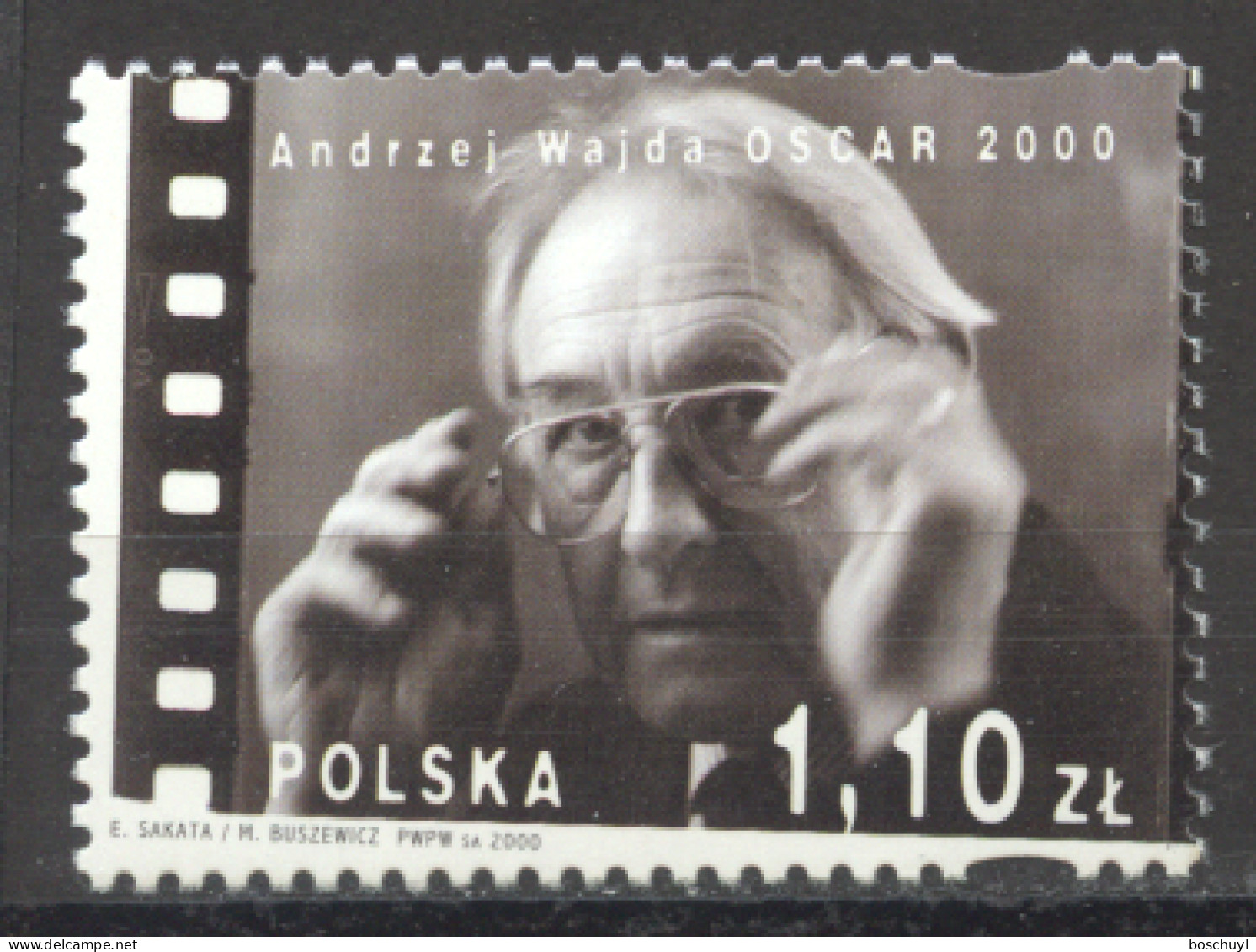 Poland, 2000, Film Director Wajda, Oscar Winner, Movie, Cinema, MNH, Michel 3819 - Unused Stamps