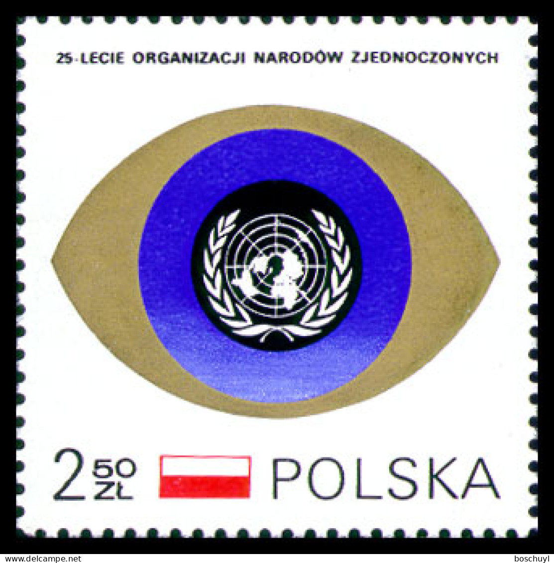 Poland, 1970, United Nations, MNH, Michel 2028 - Unused Stamps