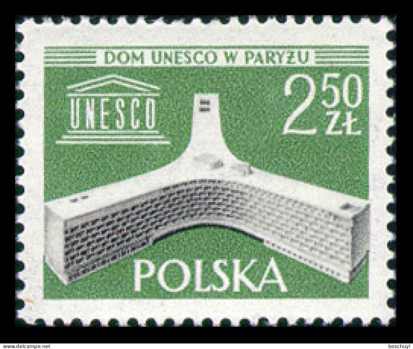 Poland, 1958, UNESCO, United Nations, MNH, Michel 1075 - Nuovi