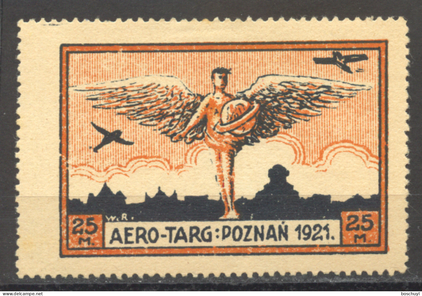 Poland, 1921, Icarus, Aviation, MLH, Michel I - Ongebruikt