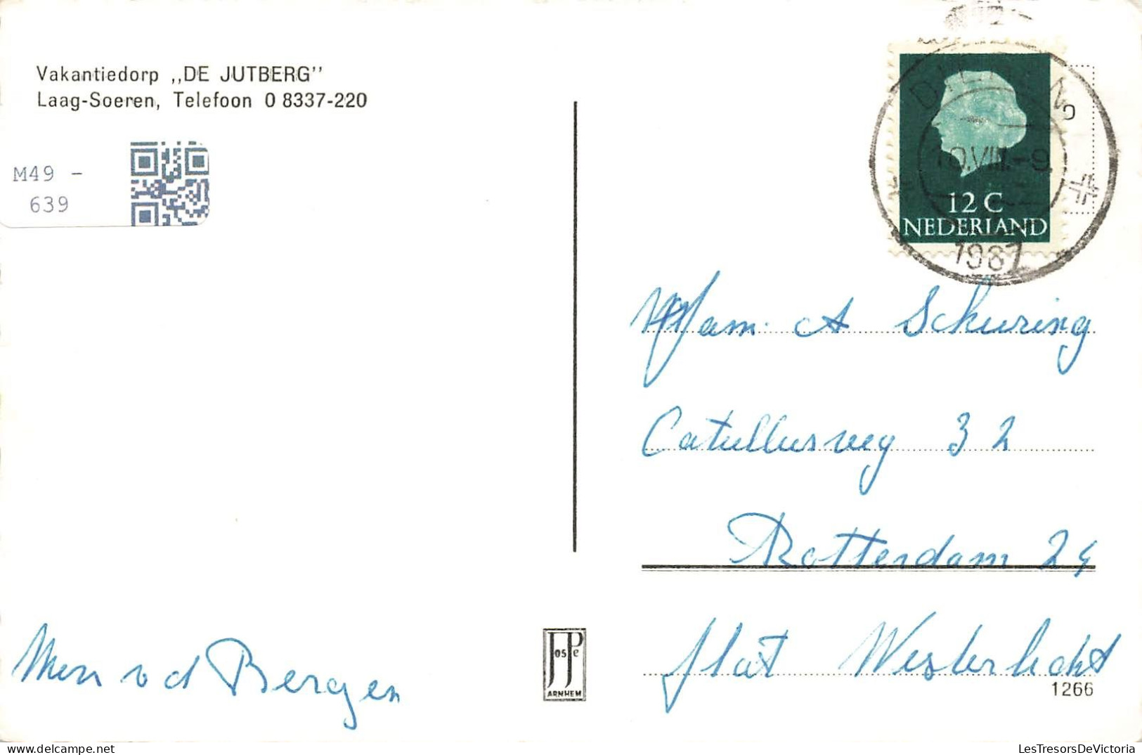 PAYS BAS - Laag Soeren - Vakantiedorp De Jutberg - Carte Postale - Rheden