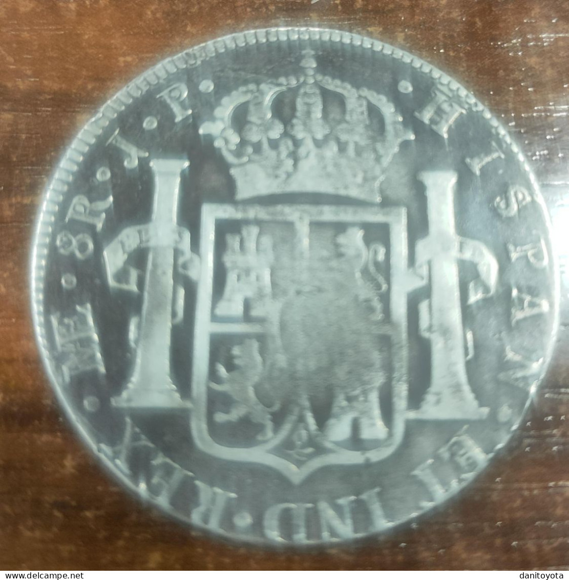 ESPAÑA. ÑO 1817.  8 REALES PLATA LIMA J.P.  PESO 26,79 GR  REF A/F - Münzen Der Provinzen