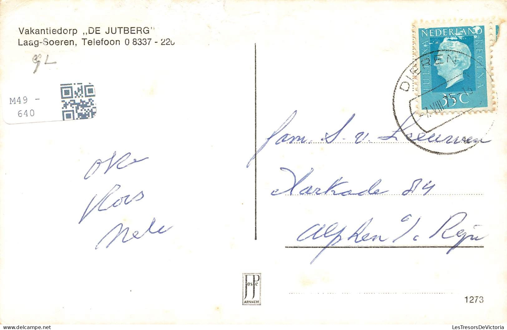 PAYS BAS - Laag Soeren - Vakantiedorp De Jutberg - Carte Postale - Rheden